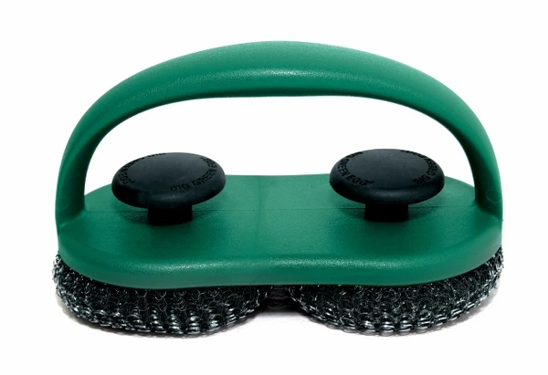 Big Green Egg SPAZZOLA DUAL BRUSH GRID SCRUBBER
