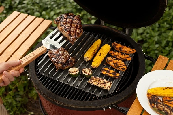 SET 3 GRIGLIE 34,92 CM PER KAMADO JOE E BGE MEDIUM - immagine 5