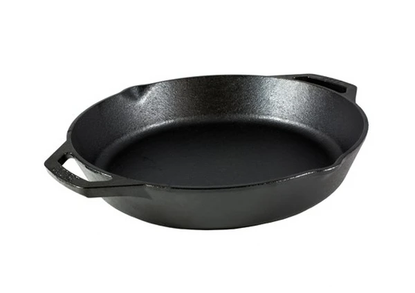 Lodge TEGAME TONDO CON MANICI - DIAM. CM 30